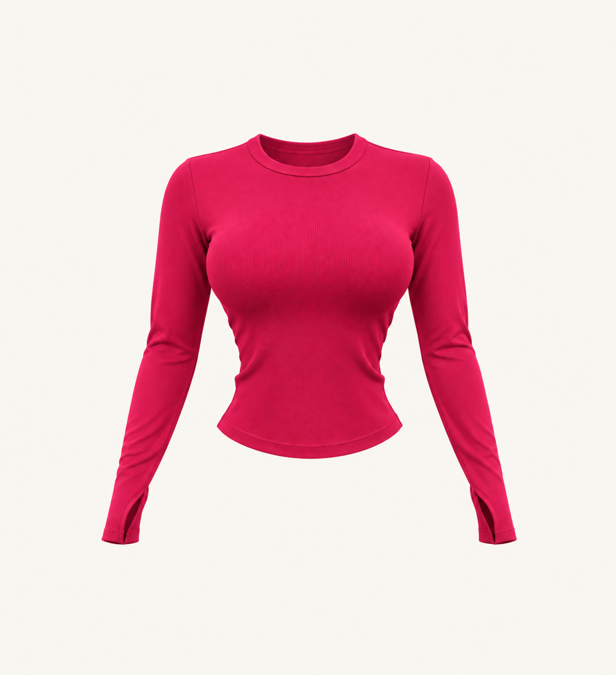 Ribbed Baesics (Fuchsia)